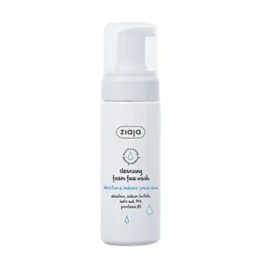 Limpiador facial en espuma para piel sensible y rojeces