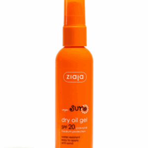 Gel protector solar de aceite seco SPF20