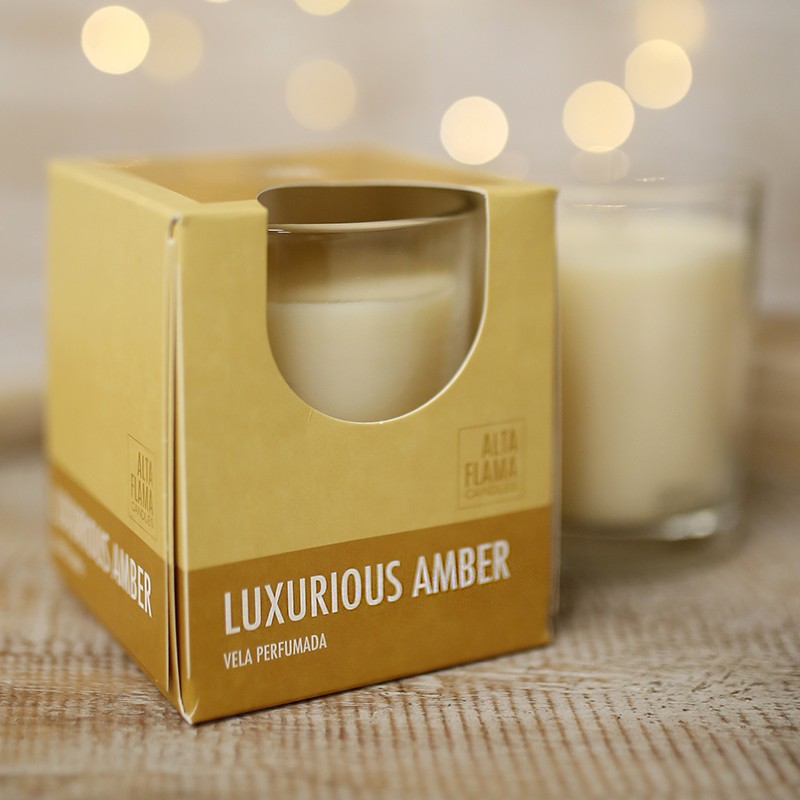 Vela perfumada Alta Flama LUXURIUS AMBER